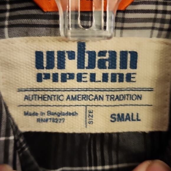Urban Pipeline Plaid Shirt, Boys Small - Picture 4 of 7